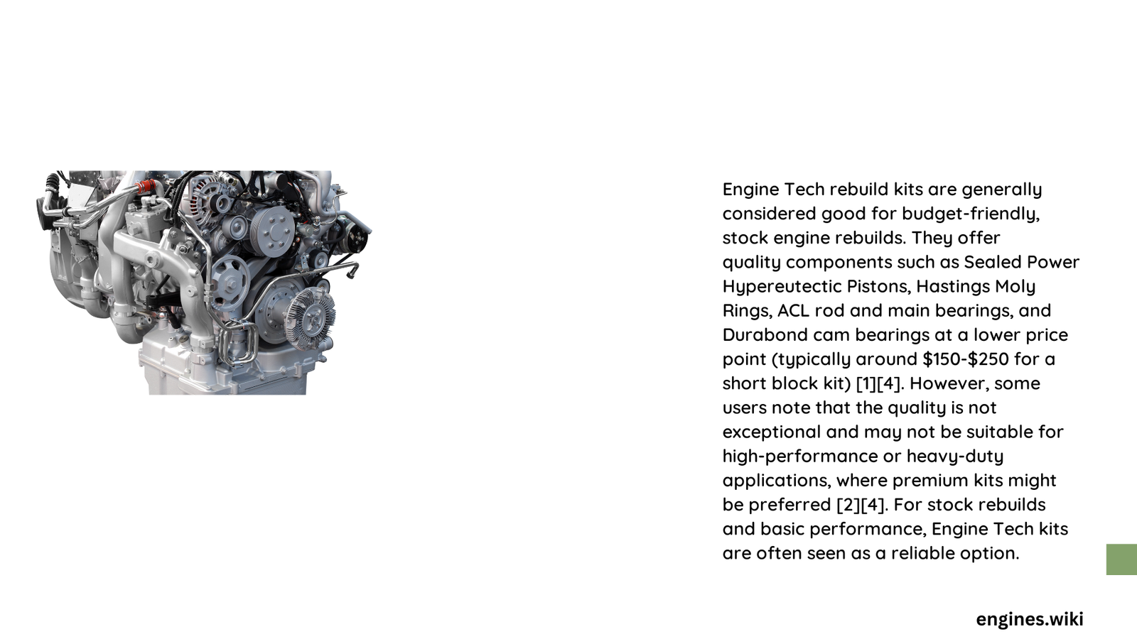 are engine tech rebuild kits any good