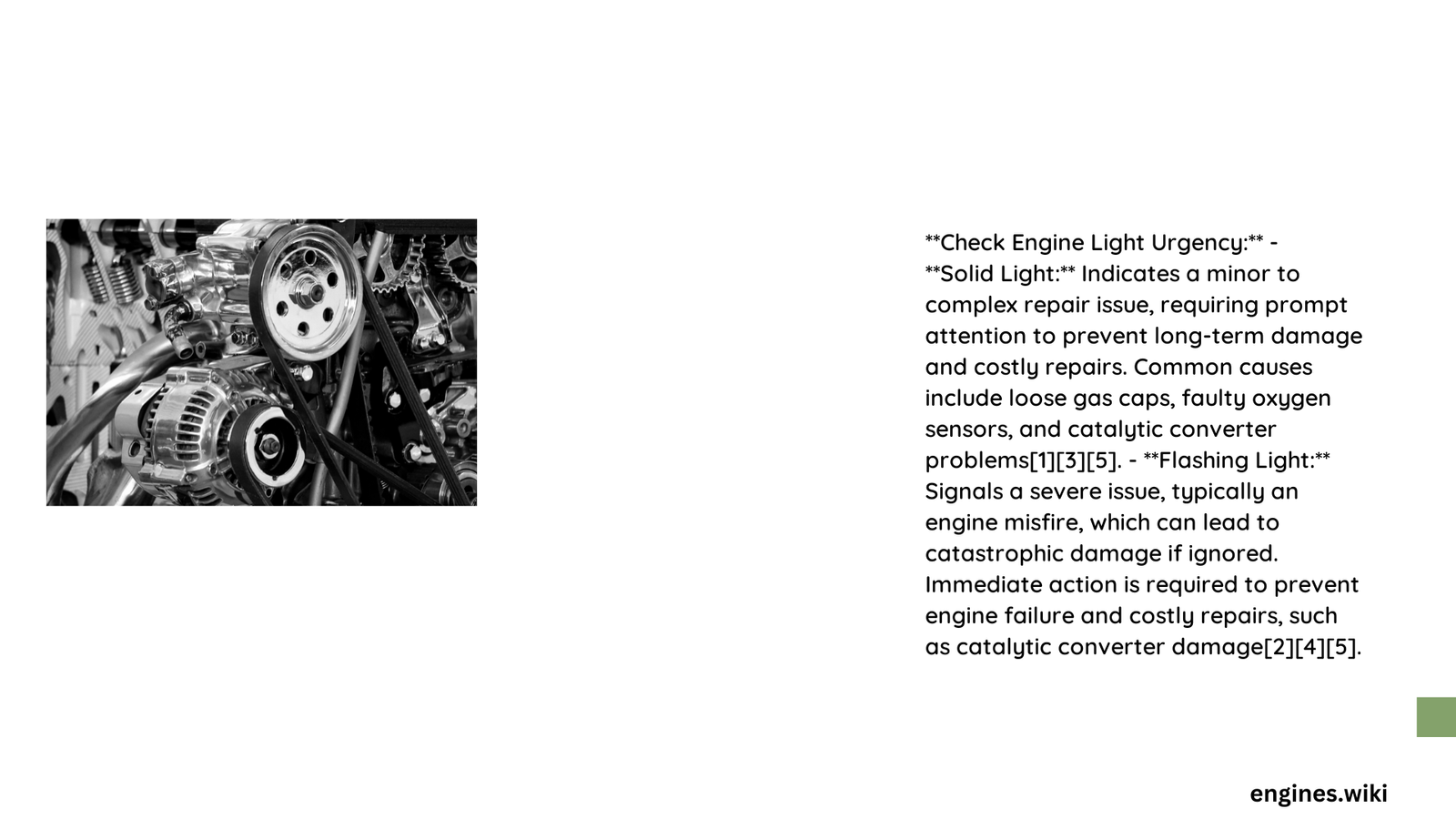 check engine light urgency