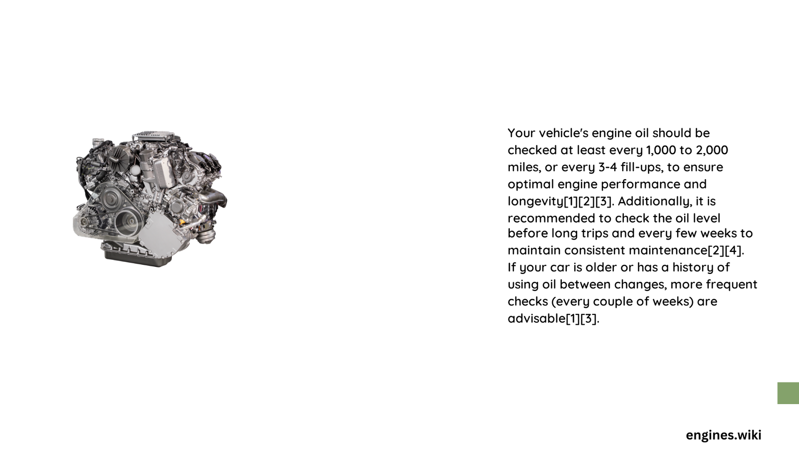 how frequently should your vehicles engine oil be checked