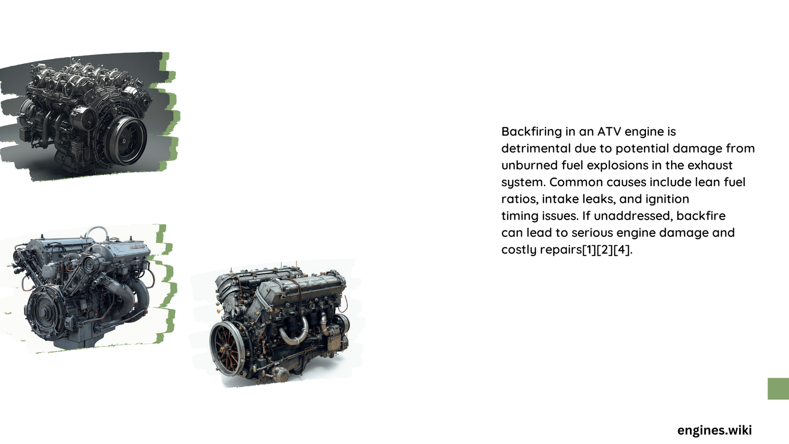 is backfire bad for atv engine