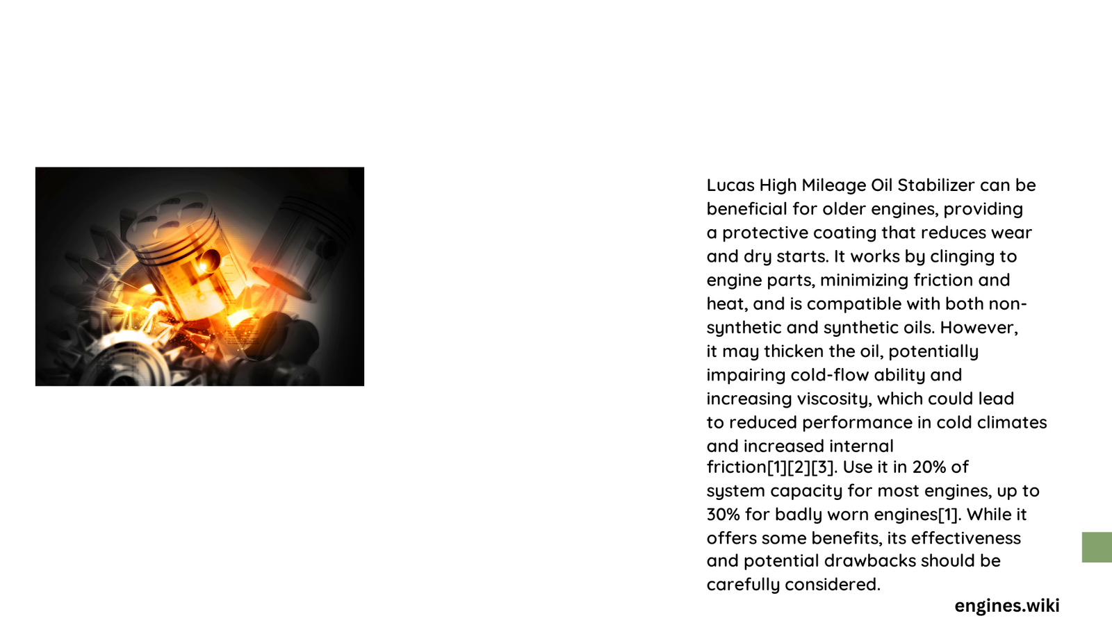 is oil stabilizer good for your engine