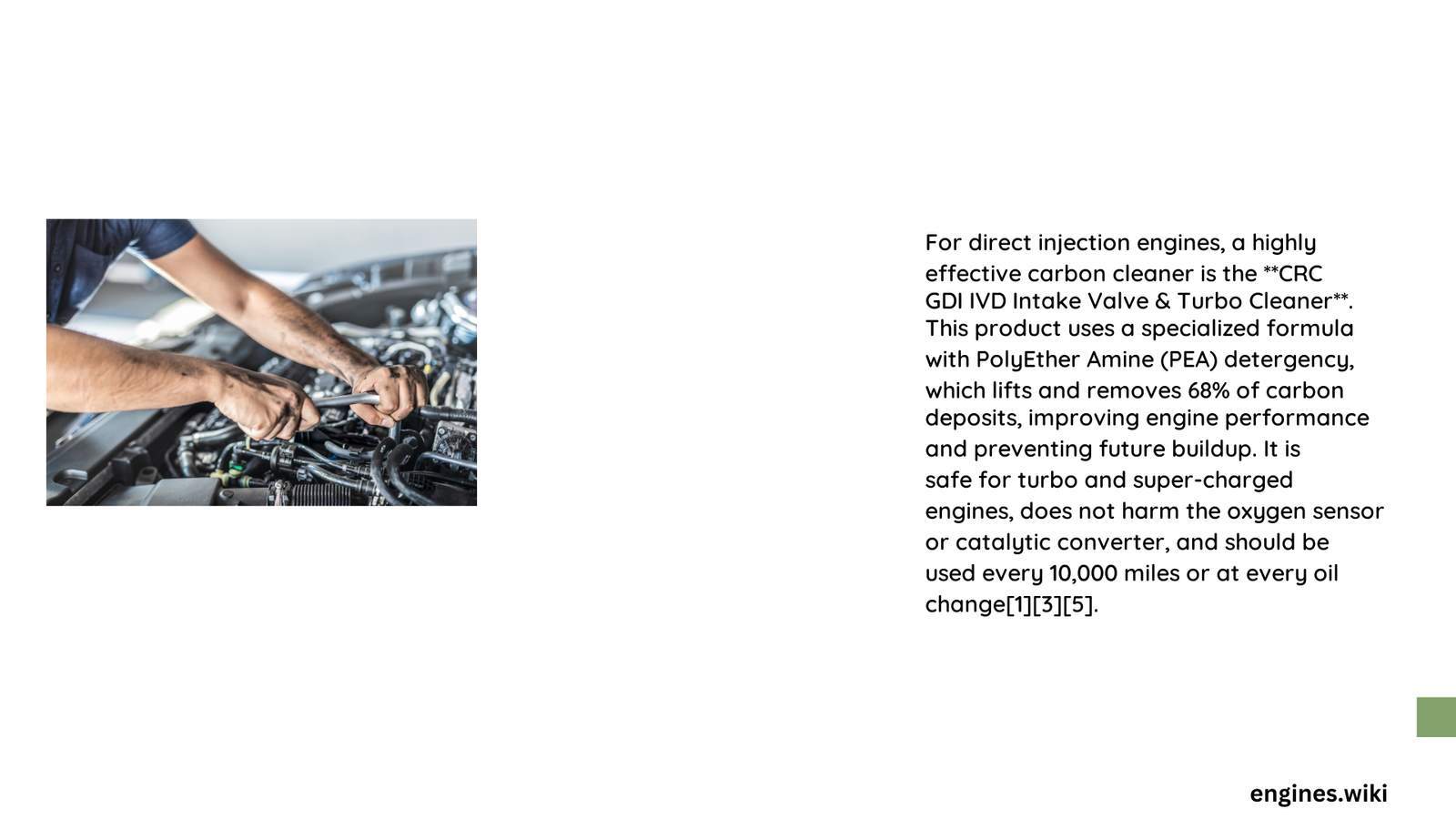direct injection engine carbon cleaner