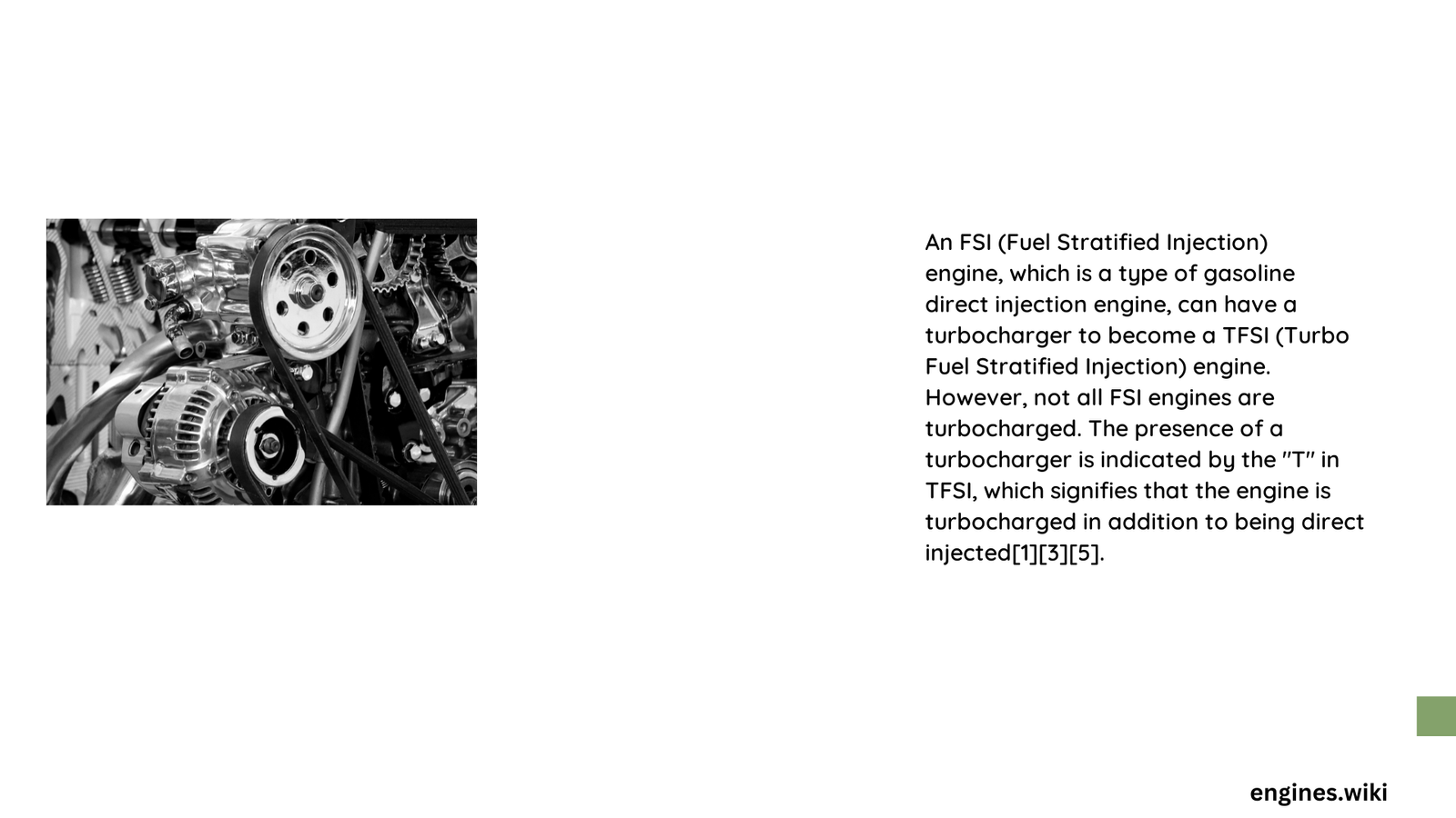 does fsi engine have turbo