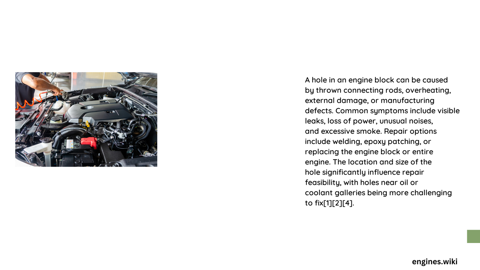 engine block hole