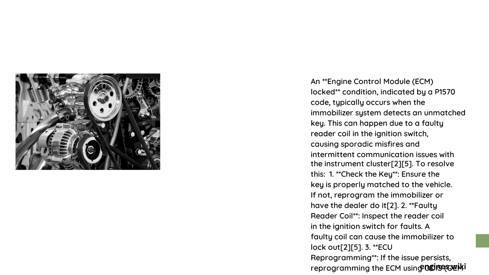 engine control module locked