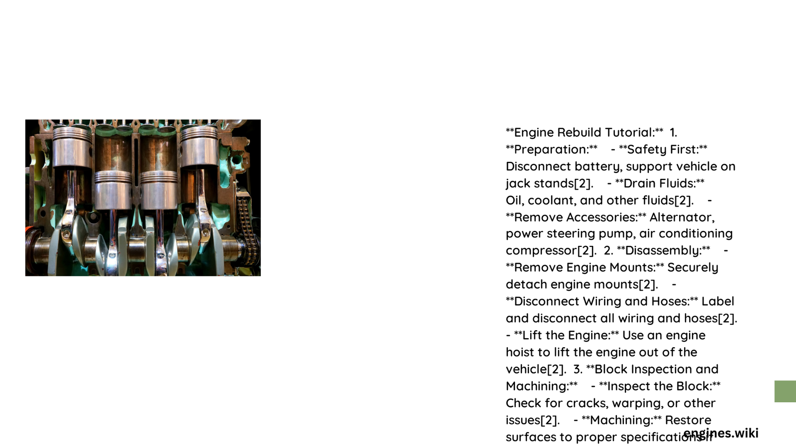 Comprehensive Engine Rebuild Tutorial: Master the Art of Engine Restoration 2 engine rebuild tutorial