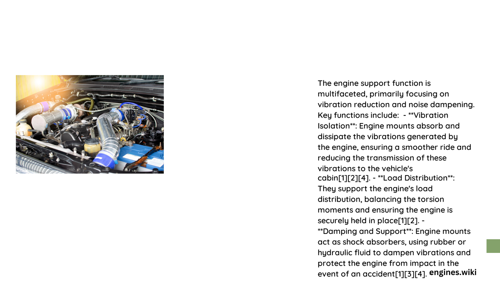 engine support function