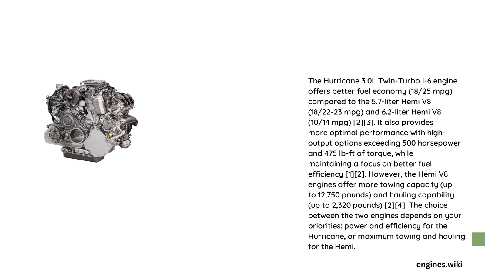 is the hurricane engine better than the hemi