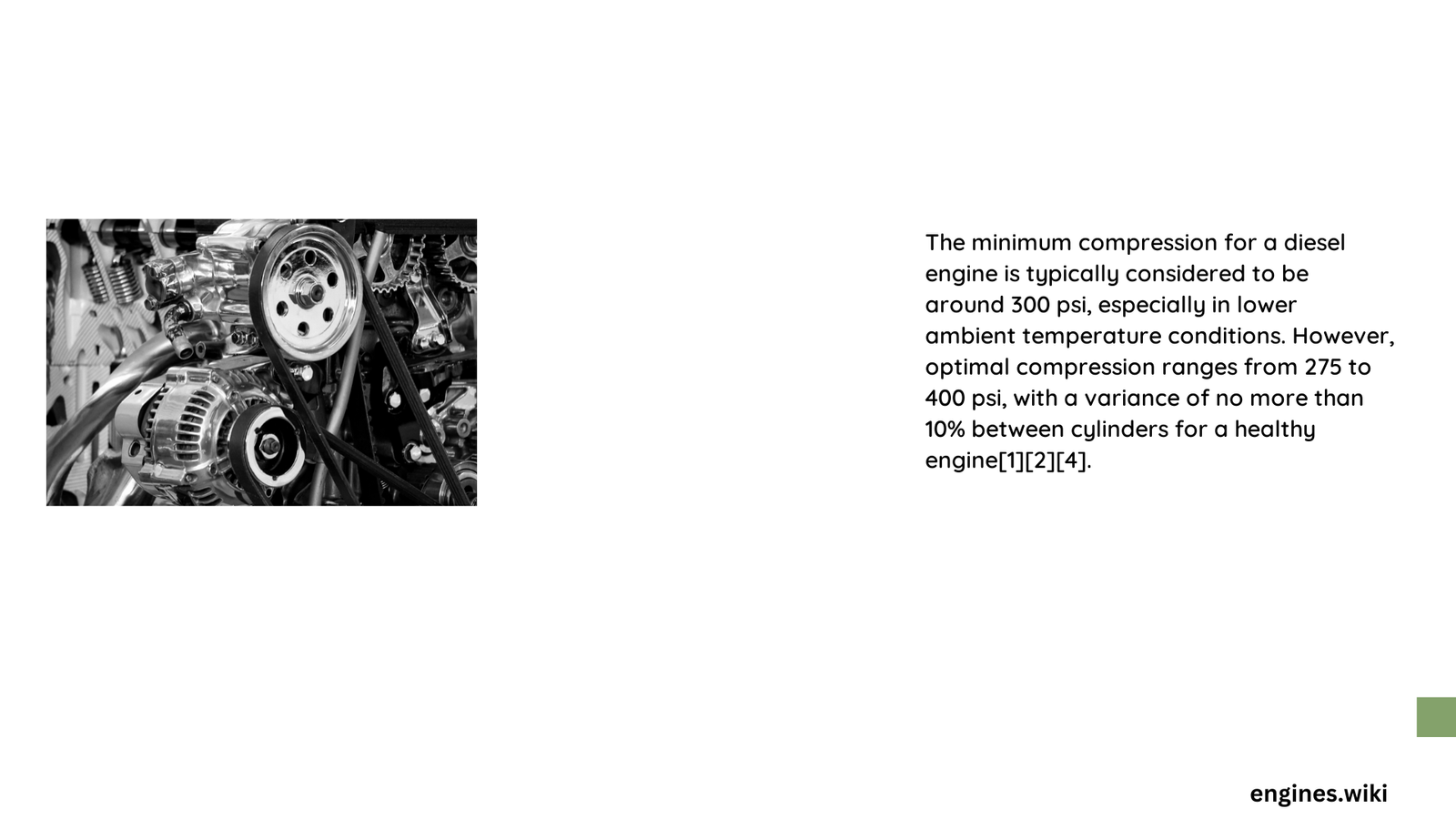 Minimum Compression for a Diesel Engine: Essential Performance Guidelines 1 minimum compression for a diesel engine